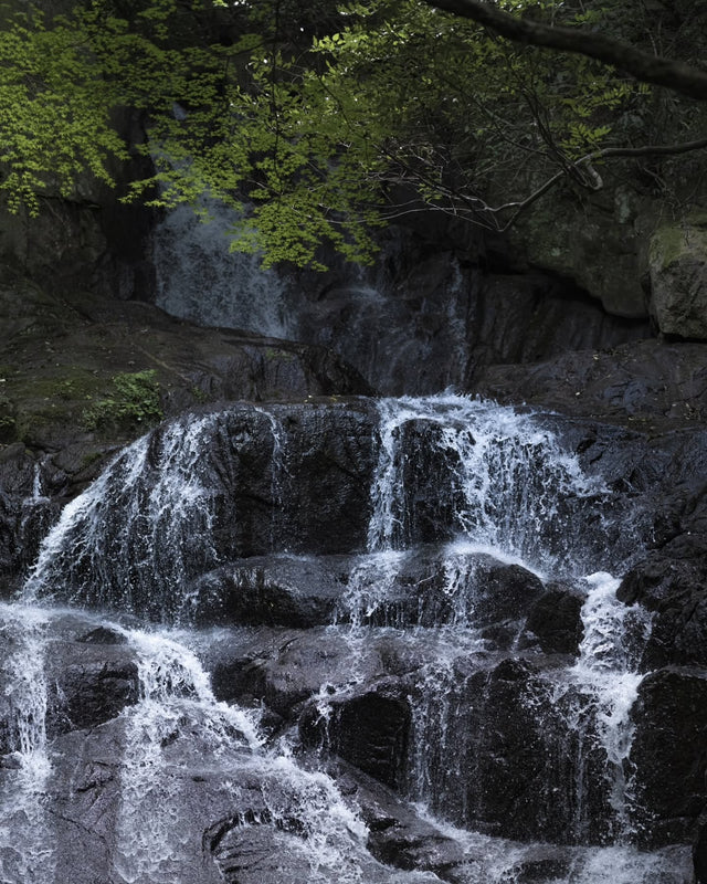 Field Notes Vol.42 — A waterfall spilling over dark rock
