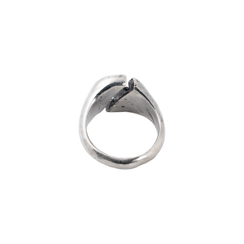 Center Split Signet Ring 3