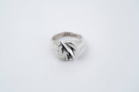 Center Split Signet Ring