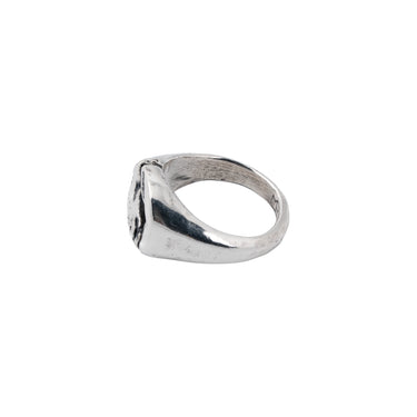 Center Split Signet Ring — left side view