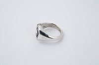 Center Split Signet Ring