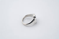Center Split Signet Ring