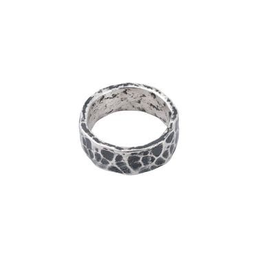 Hammered Ring — back view