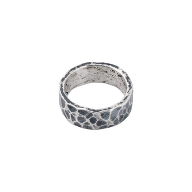 Hammered Ring — right side view