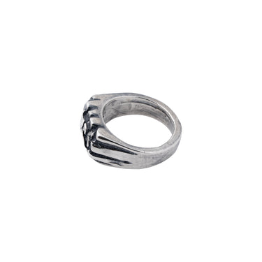 Nugget Signet Ring — left side view