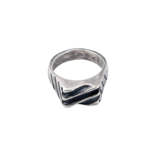 Ridge Signet Ring 1