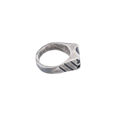 Ridge Signet Ring — right side view
