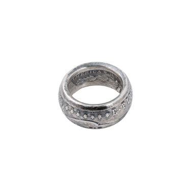US Dollar Coin Ring — left side view