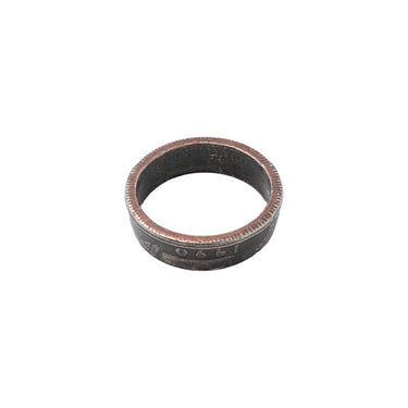US Quarter Coin Ring — back view (alternate)