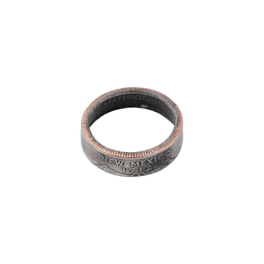 US Quarter Coin Ring — front view