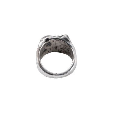 Wave Crest Signet Ring — back view