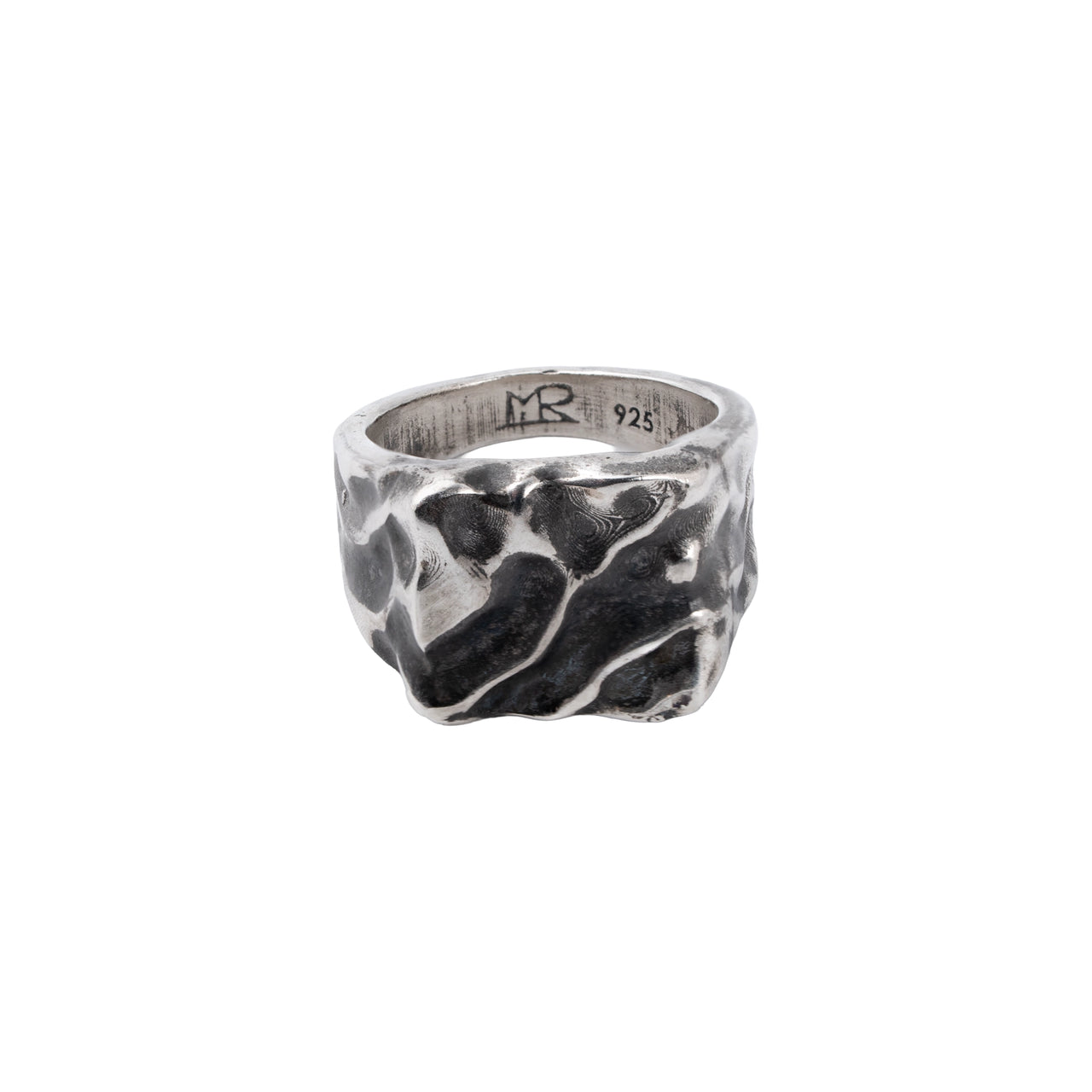 Wave Crest Signet Ring