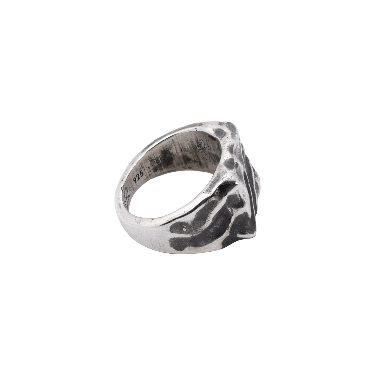 Wave Crest Signet Ring