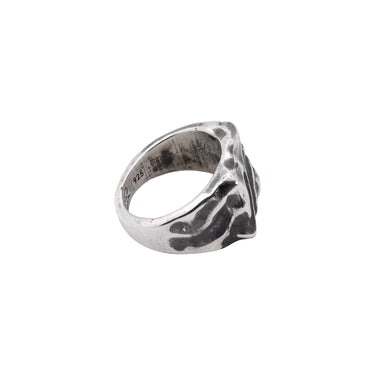 Wave Crest Signet Ring — right side view