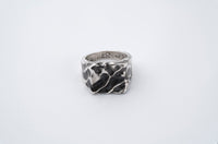 Wave Crest Signet Ring